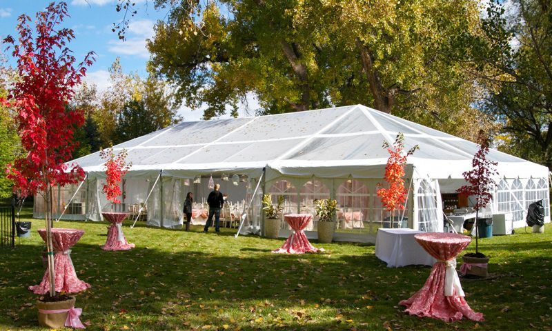 Frame tent clearance wedding