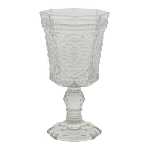 clear vatican wine glass