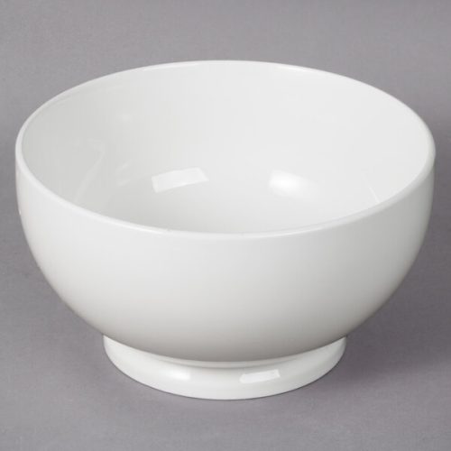 Footed White Bowl