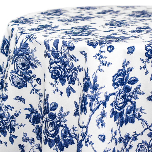 Party Toile Linen - Blue