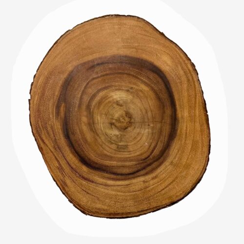 natural wood charger